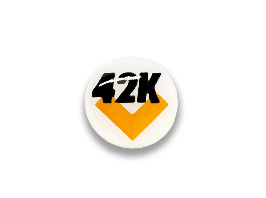 Imán para dorsal edición 42K Valencia