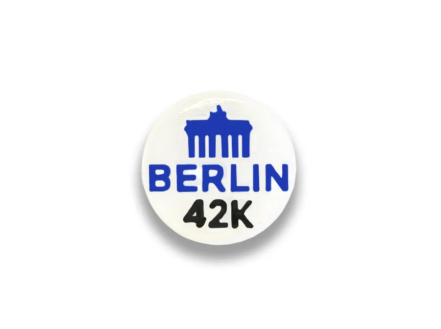 Imanes para dorsal conmemorativos de la maratón de Berlín