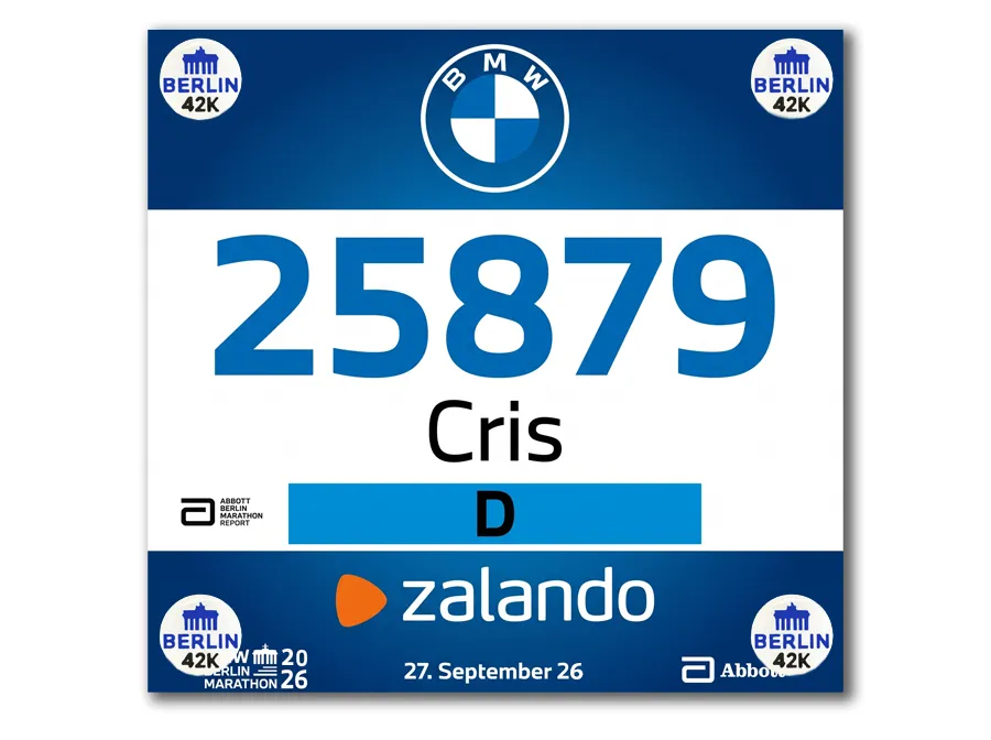 Imanes para dorsal - Maratón de Berlín - Imagen 2