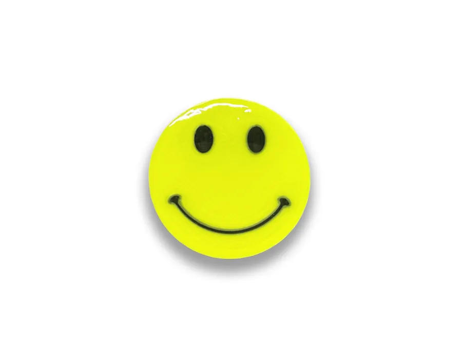Imán para dorsal con carita sonriente